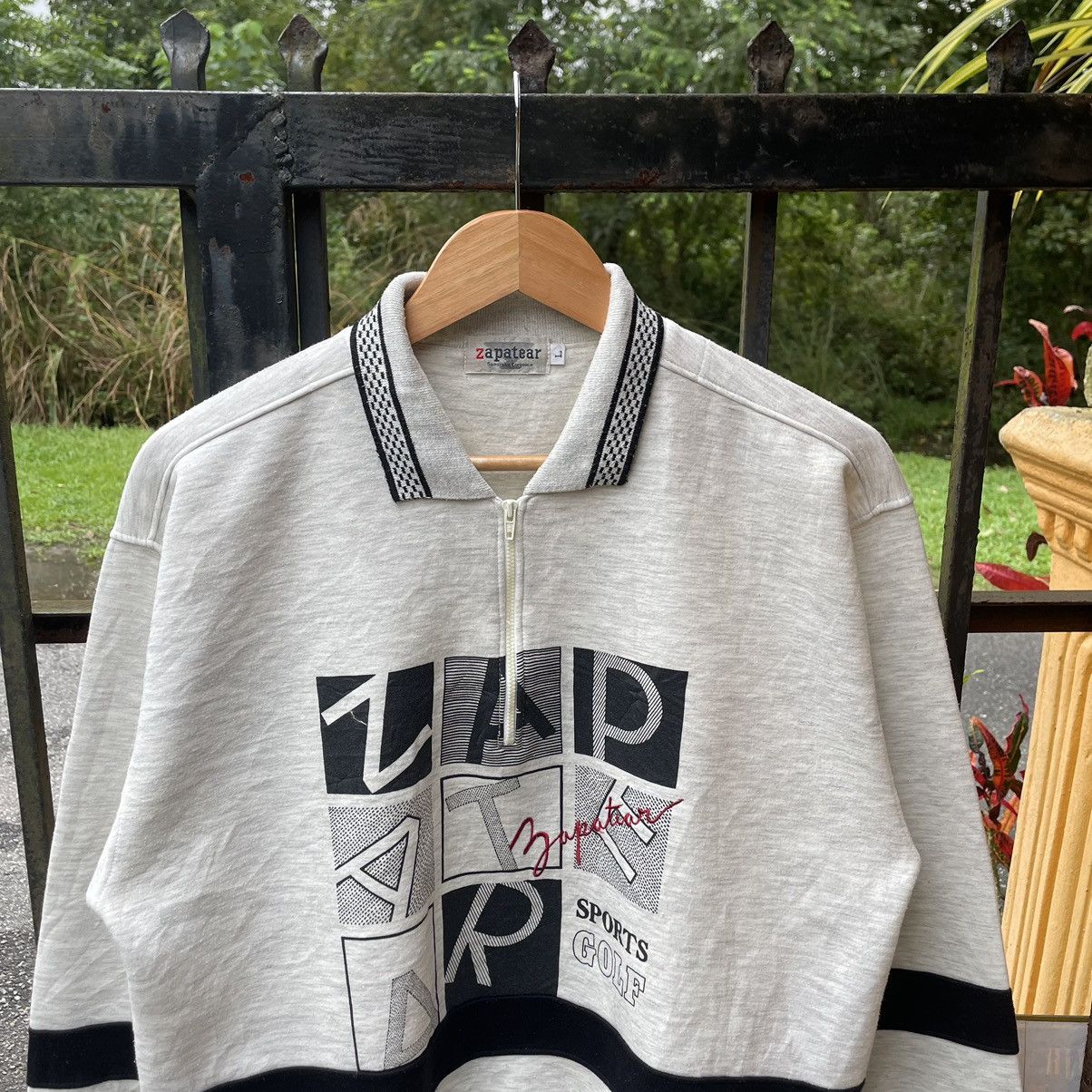Japanese Brand × Vintage 🔥Vintage Zapatear Golf Sports Big Logo Polos Sweatshirts Size US M / EU 48-50 / 2 - 4 Thumbnail