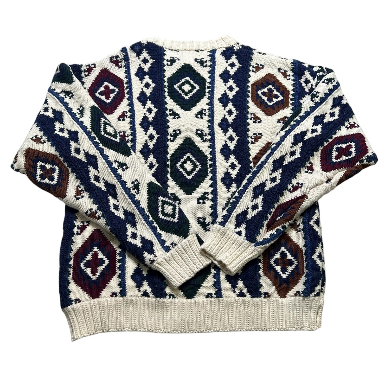 Ralph Lauren Vintage Chaps Ralph Lauren Aztec Knit Sweater XL Size US XL / EU 56 / 4 - 7 Thumbnail