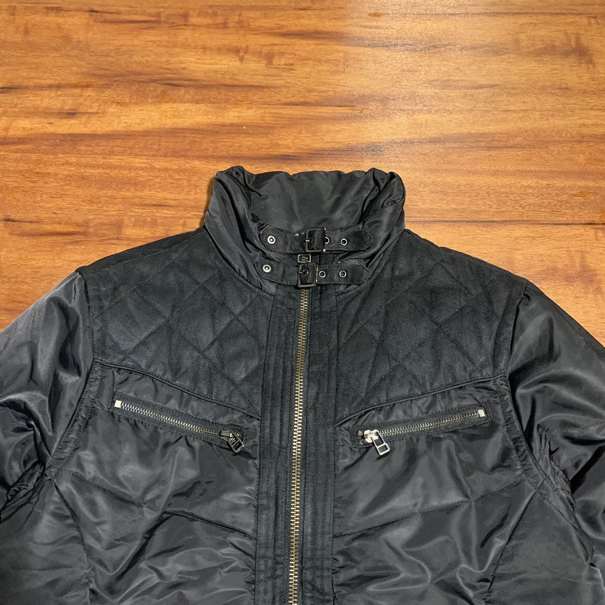 Japanese Brand 2000s OILCAKES PADDED JACKET PUNK STYLE Size US L / EU 52-54 / 3 - 5 Thumbnail