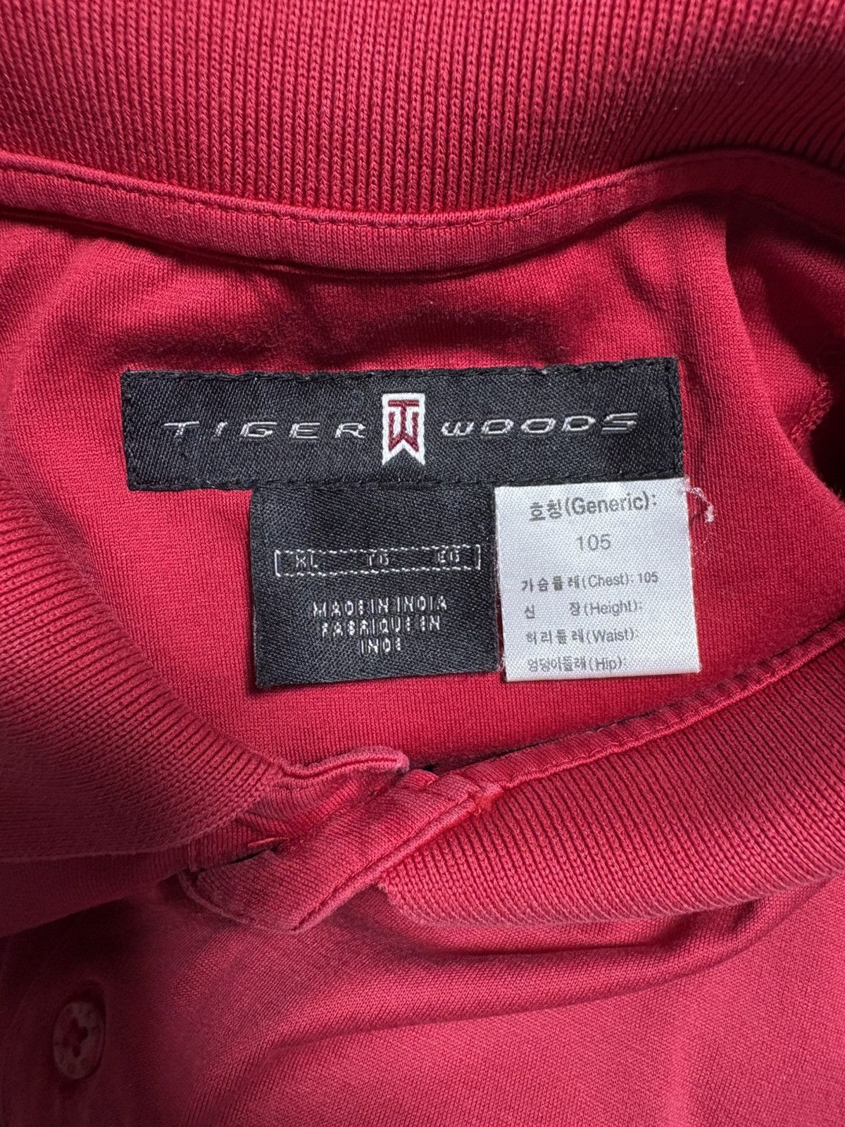 Nike VTG 2002 Nike Tiger Woods Polo Shirt Red Y2K Archival Golf Size US XL / EU 56 / 4 - 11 Thumbnail