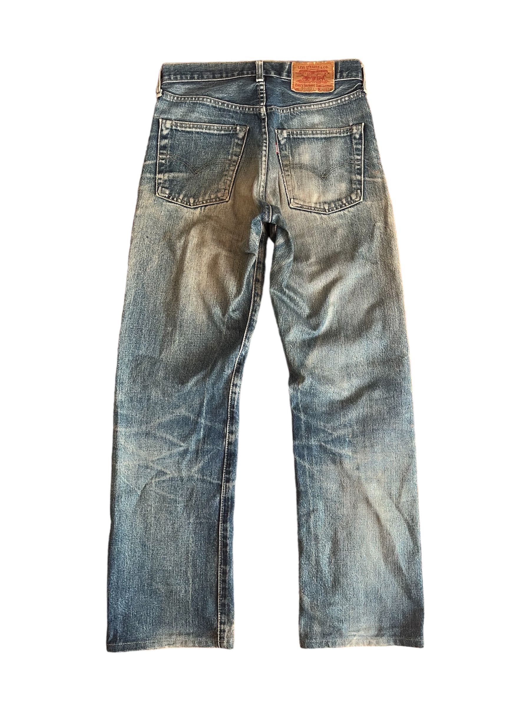Levi's Rare Levi’s 503BXX Big E Redline W30 L34 Denim Distressed Size US 30 / EU 46 - 3 Thumbnail