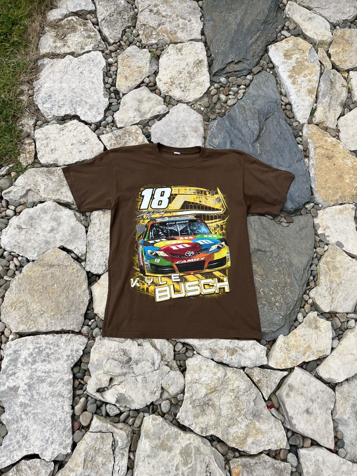 NASCAR × Vintage Vintage NASCAR M&Ms Kyle Busch moto t-shirt 18 toyota cars Size US L / EU 52-54 / 3 - 1 Thumbnail
