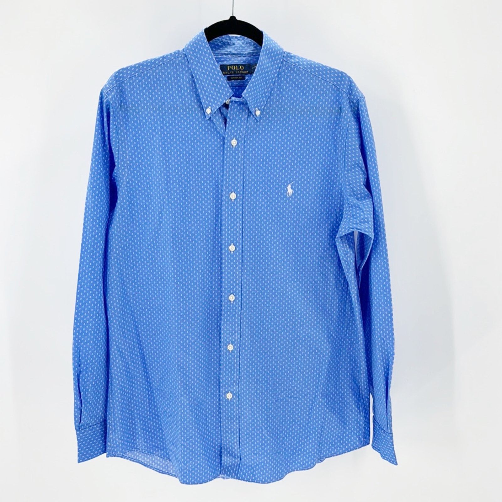 Polo Ralph Lauren Polo Ralph Lauren blue white classic fit button down preppy Size US M / EU 48-50 / 2 - 1 Thumbnail