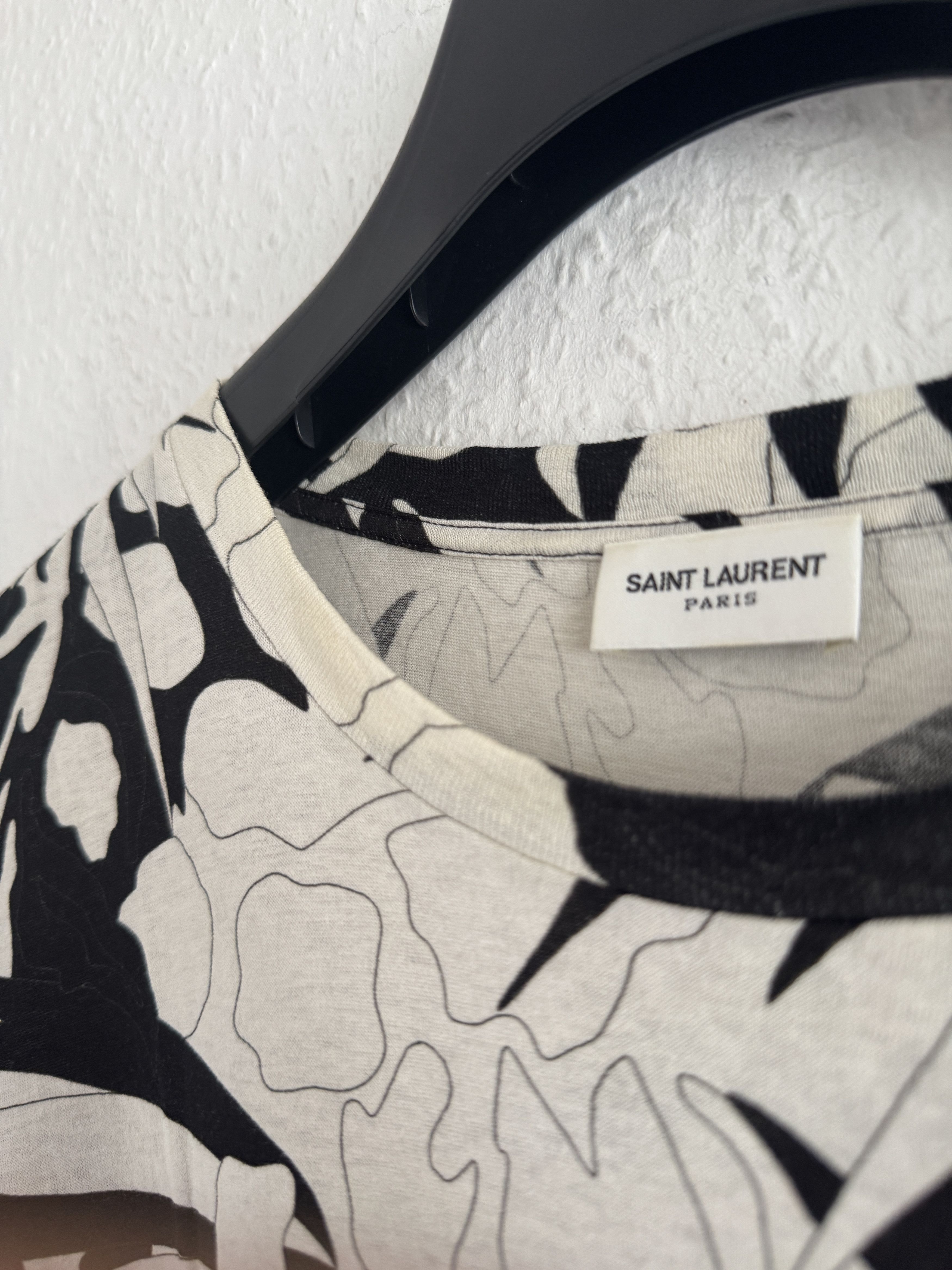 Saint Laurent Paris Jungle Flower Print T-Shirt Size US M / EU 48-50 / 2 - 11 Thumbnail