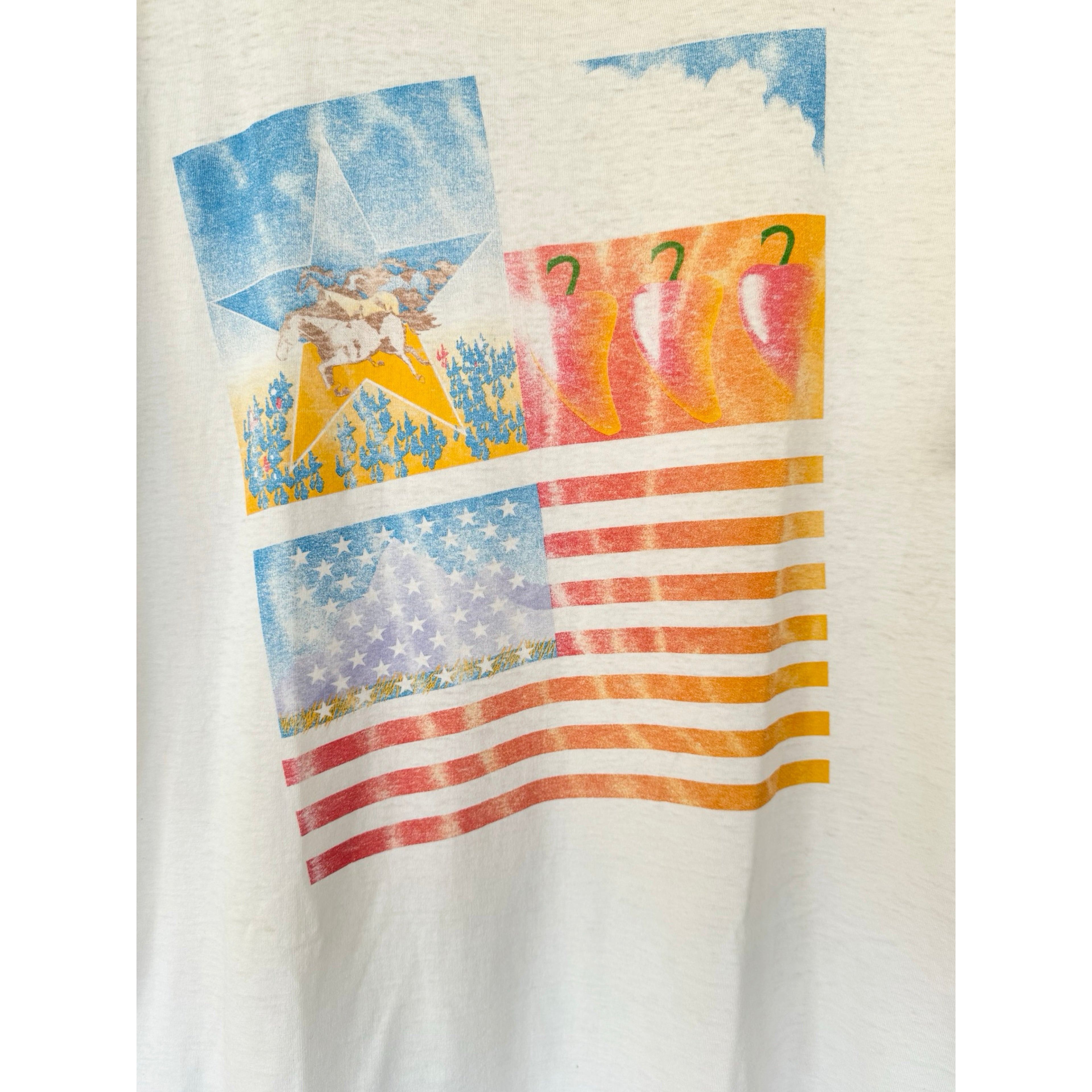 Vintage American Horses Tee Size US XL / EU 56 / 4 - 3 Thumbnail