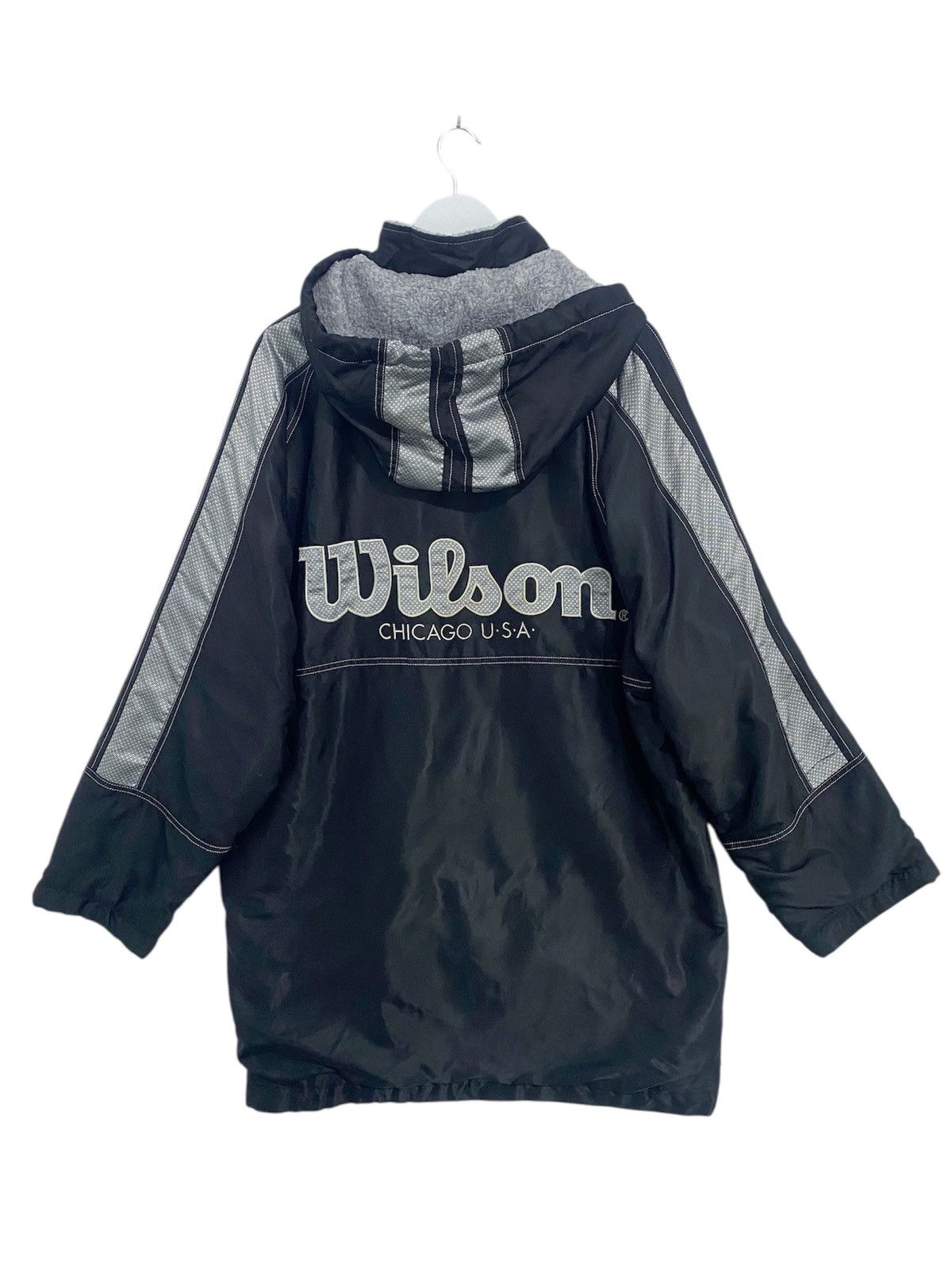 Wilson wilson Hoodie Big Logo Long Jacket Size US XL / EU 56 / 4 - 1 Thumbnail