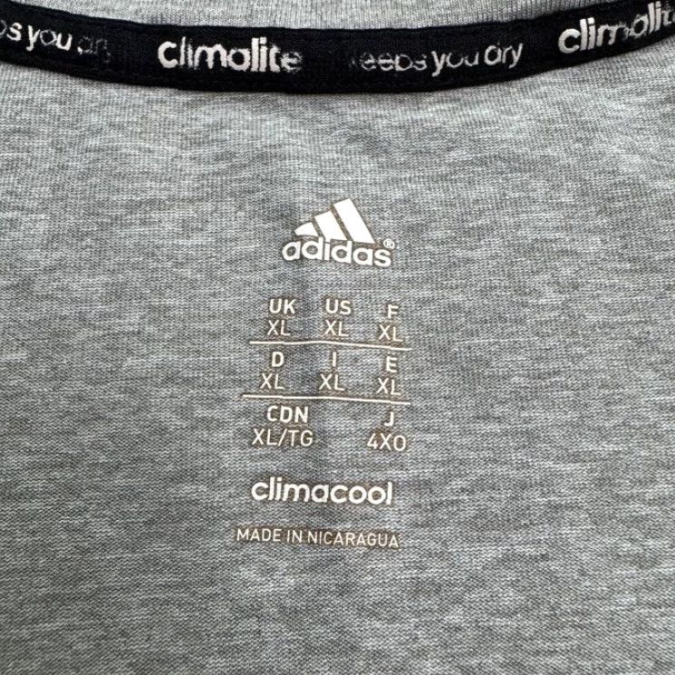 Adidas Adidas Climalite Climacool Tank Top Mens XL Gray Crew Neck Active Athletic Gym Size US XL / EU 56 / 4 - 5 Thumbnail