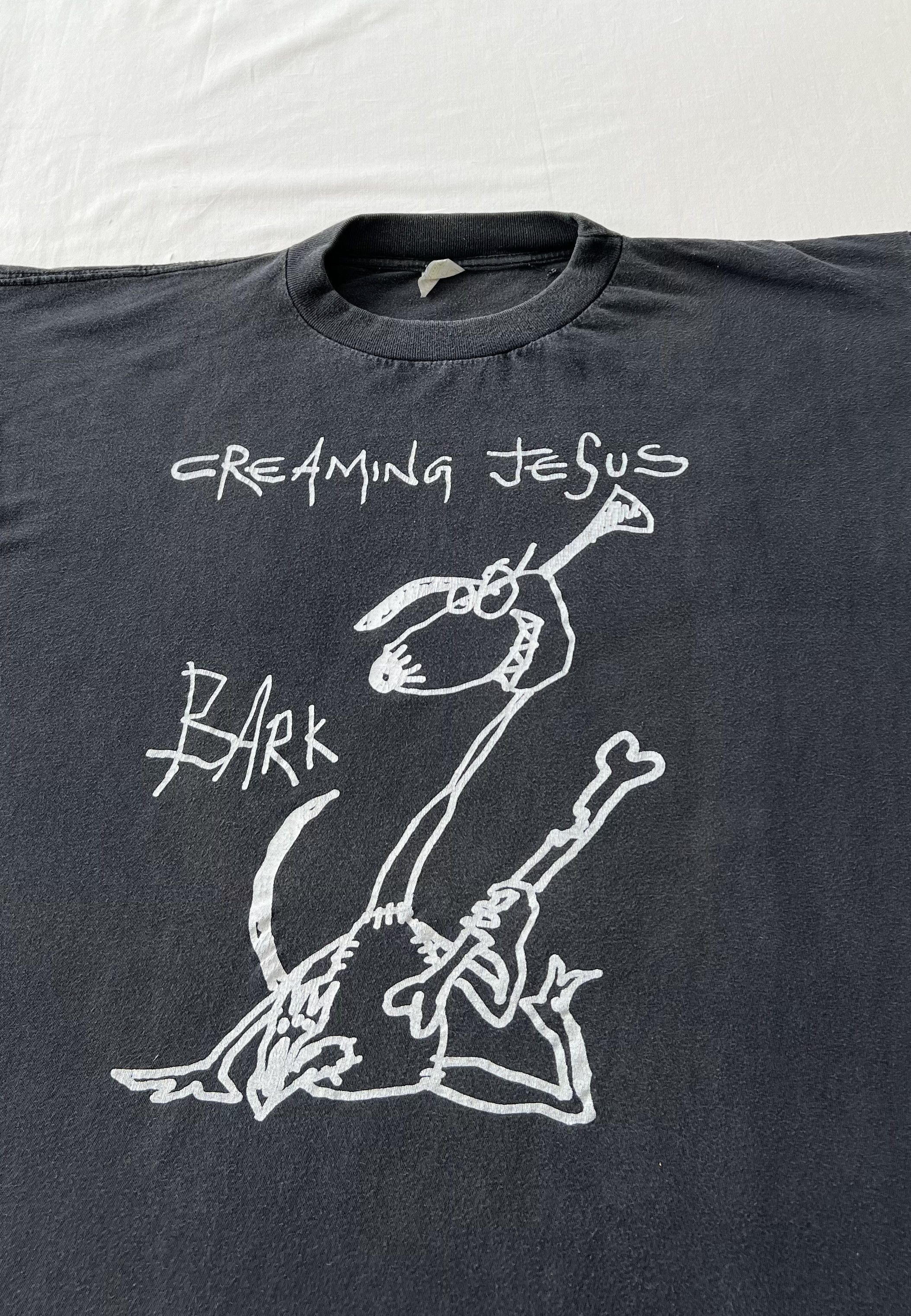 Band Tees Vintage 90 Creaming Jesus Bark Gothic Rock Band T-shirt Size US XL / EU 56 / 4 - 5 Thumbnail