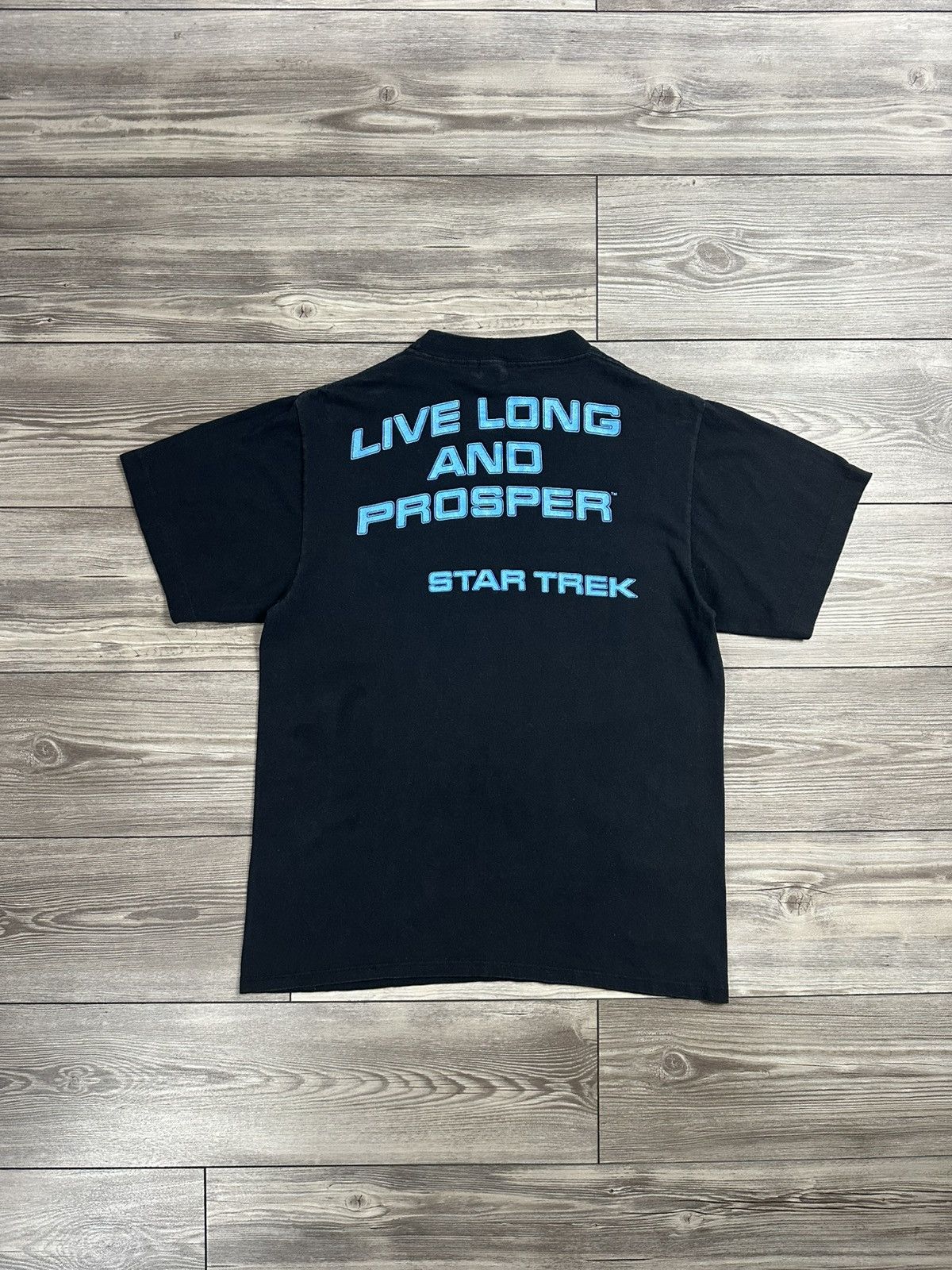 Vintage Vintage 90’s Star Trek Spock Live Long And Prosper T Shirt Size US L / EU 52-54 / 3 - 2 Thumbnail