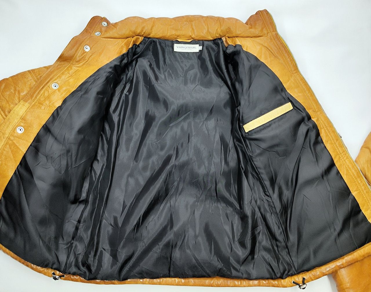 Vanquish VANQUISH Tokyo leather jacket puffer hoody Size US S / EU 44-46 / 1 - 5 Thumbnail