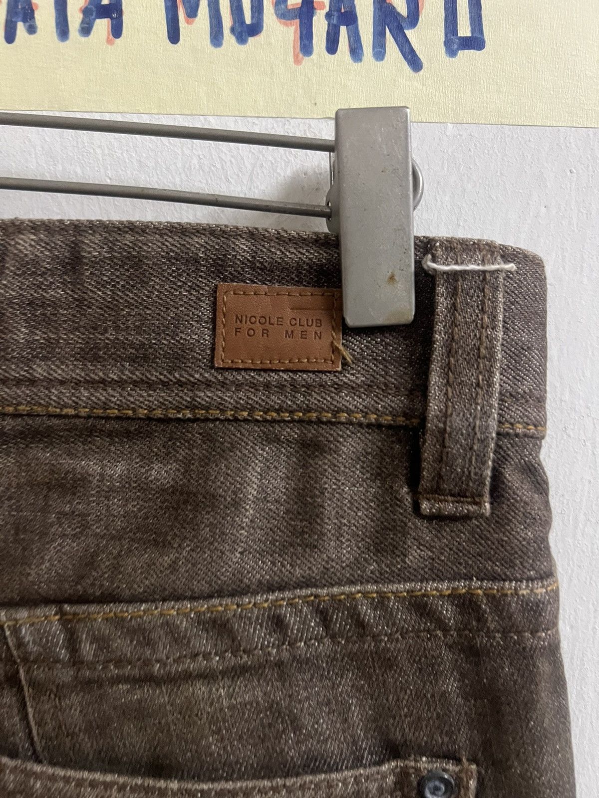 Hysteric Glamour × Japanese Brand Y2K PATCHWORK NİCOLE CLUB DISTRESSED DENIM PANT Size US 33 - 12 Thumbnail