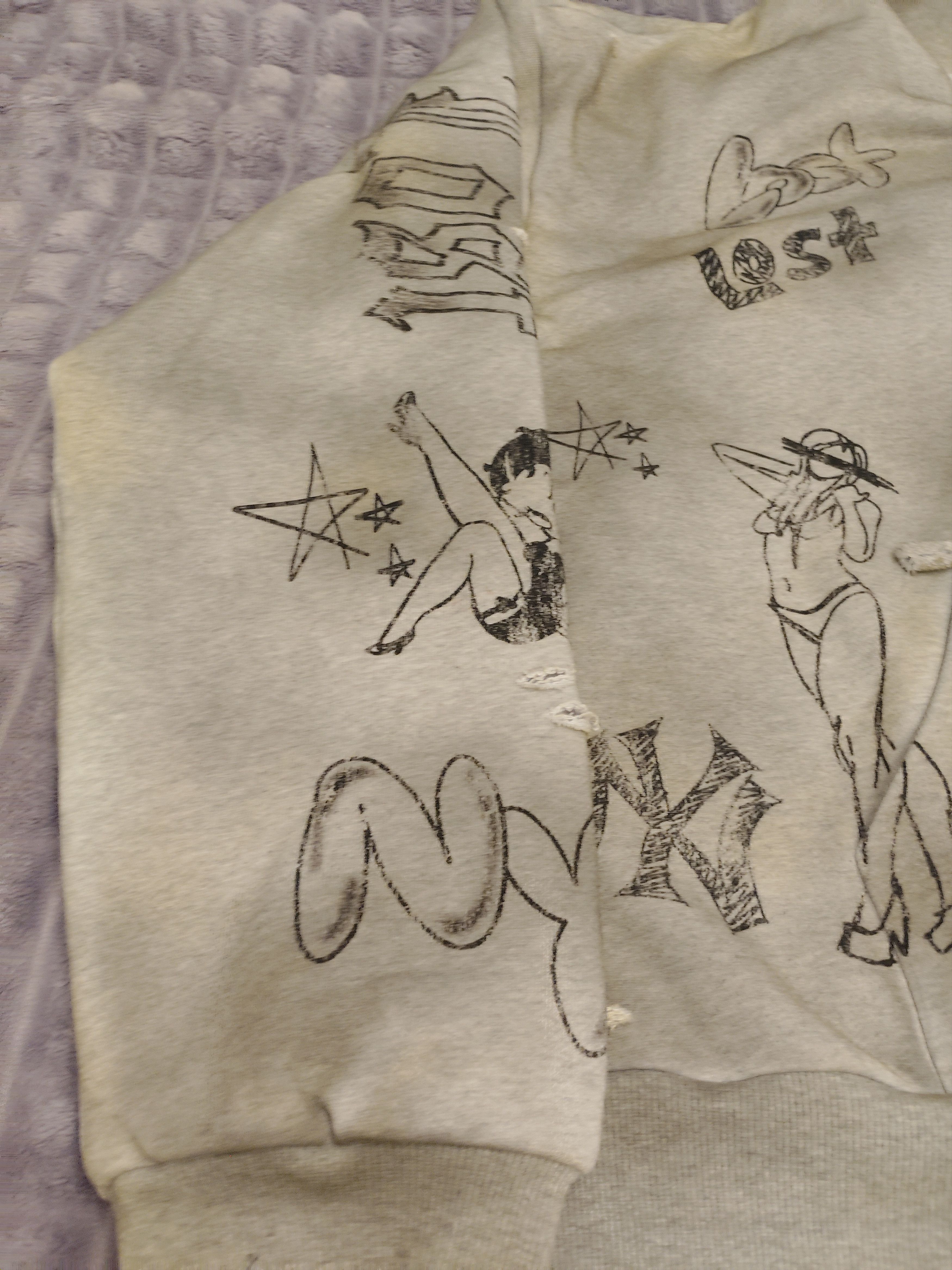 LOST INTRICACY Lost Intricacy Gray Lost Memories Hoodie Size US XXL / EU 58 / 5 - 4 Thumbnail