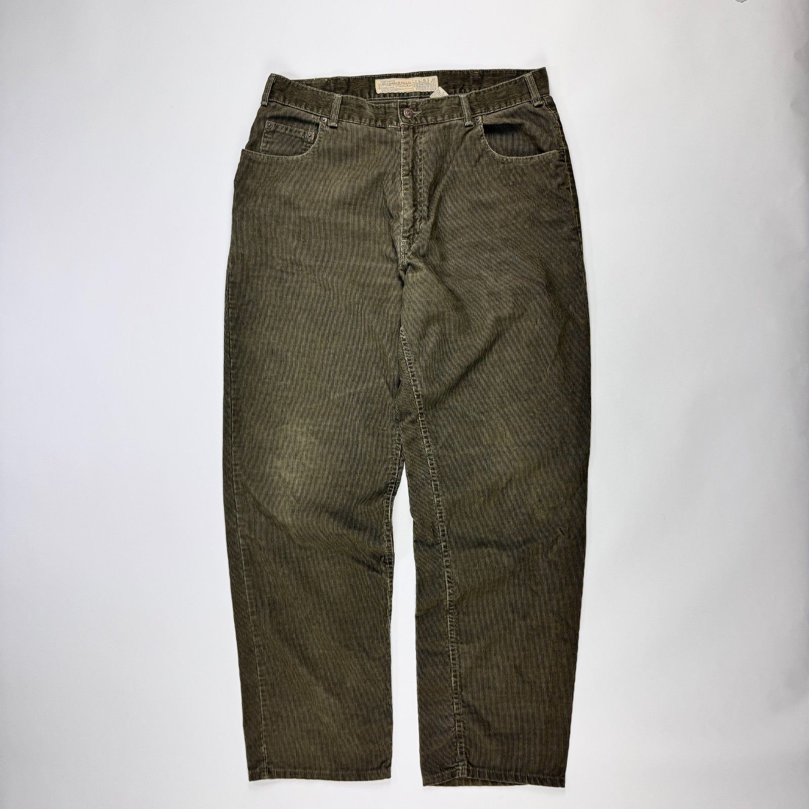 Abercrombie & Fitch VTG Abercrombie & Fitch 36x32 Corduroy Pants USA Green Size US 36 / EU 52 - 14 Thumbnail