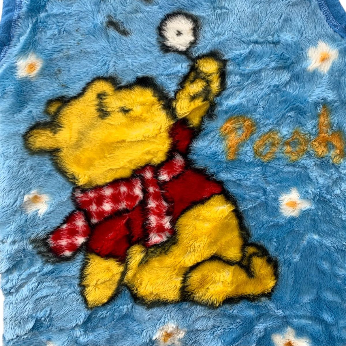Disney × Vintage ✅ Vintage WINNIE POOH DISNEY Cartoon Animation Sherpa Vest Size US M / EU 48-50 / 2 - 6 Thumbnail