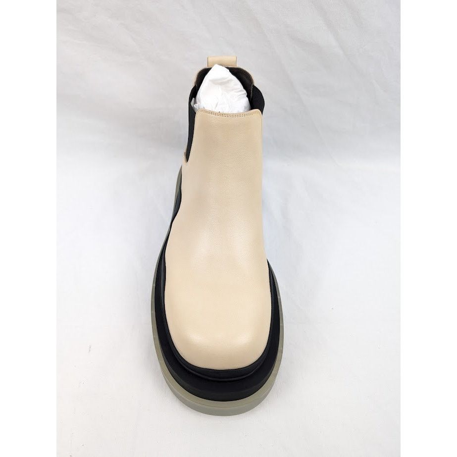 Bottega Veneta o1rshd1 Vegetal Calfskin Stiv Pel Boots in Butter/Black Size US 11 / EU 44 - 8 Thumbnail
