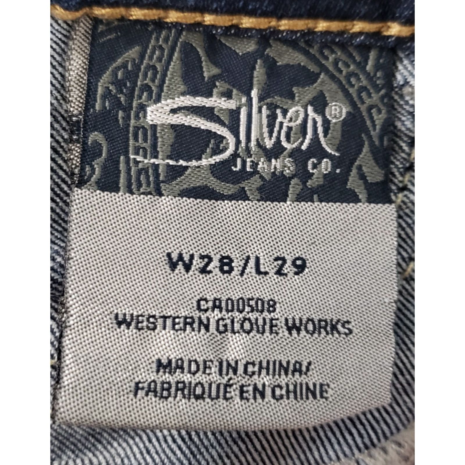 Silver Jeans Co. Silver Womens Jeans 28 Dark Wash Suki Jegging Low Rise Skinny Stretch Zip/Button Size 28" / US 6 / IT 42 - 4 Thumbnail