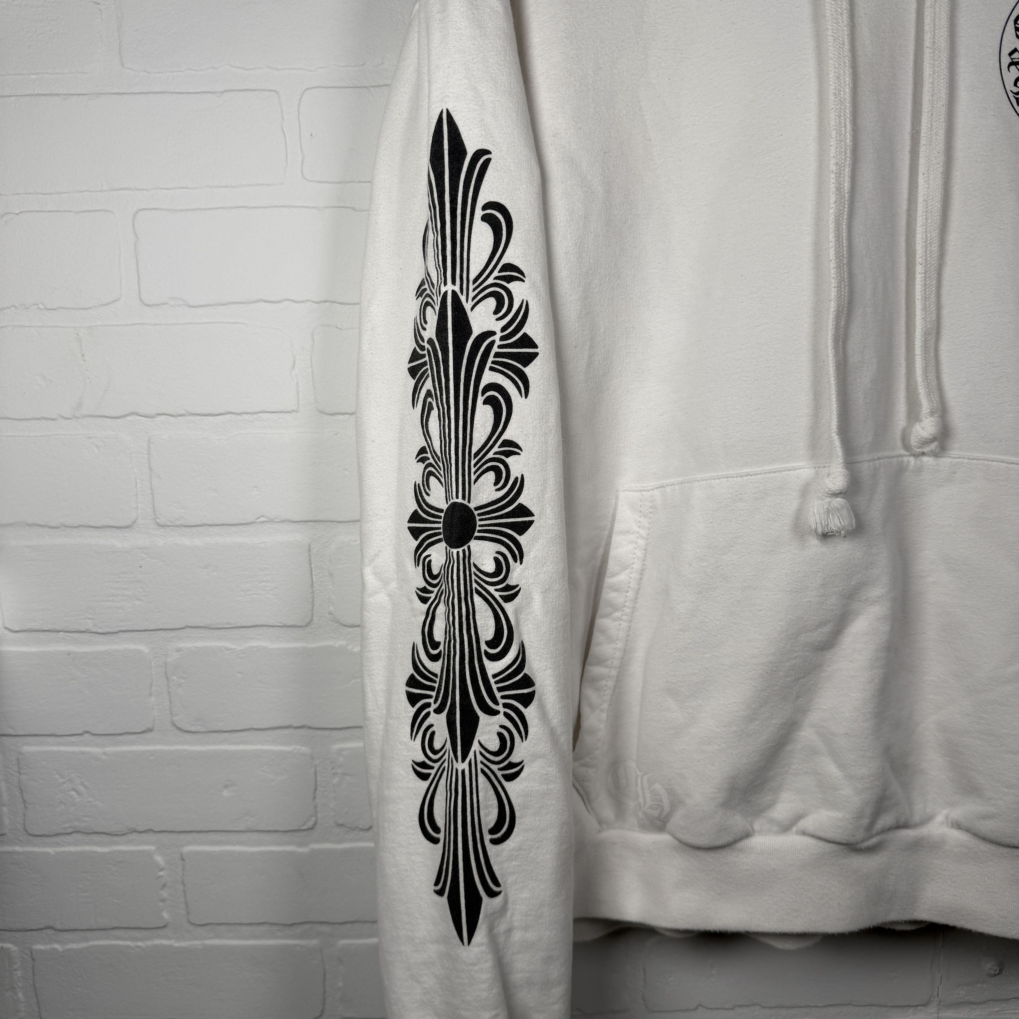 Chrome Hearts Chrome Hearts Floral Hoodie White Size US L / EU 52-54 / 3 - 3 Thumbnail