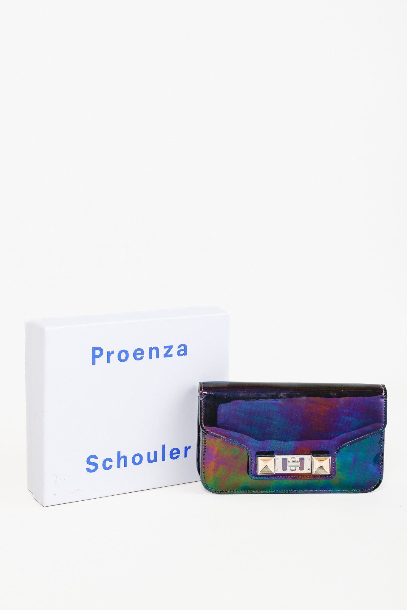 Proenza Schouler Proenza Schouler PS11 Oil Slick Leather Chain Wallet Size ONE SIZE - 13 Thumbnail