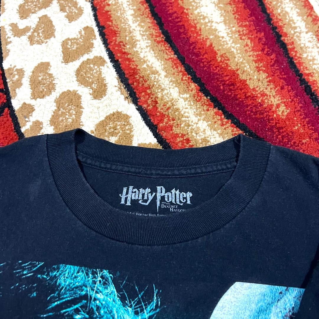 Band Tees Vintage Harry potter And The Deathly Hallows Movie T Shirt Size US L / EU 52-54 / 3 - 3 Thumbnail