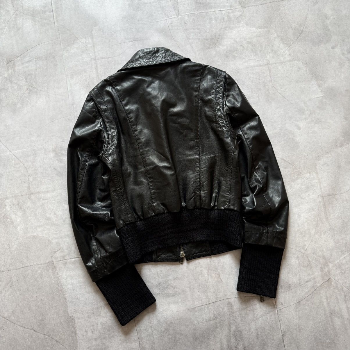 Patrizia Pepe Patrizia Pepe Leather Biker Jacket Zip Demeulemeester Vibe Size M / US 6-8 / IT 42-44 - 6 Thumbnail