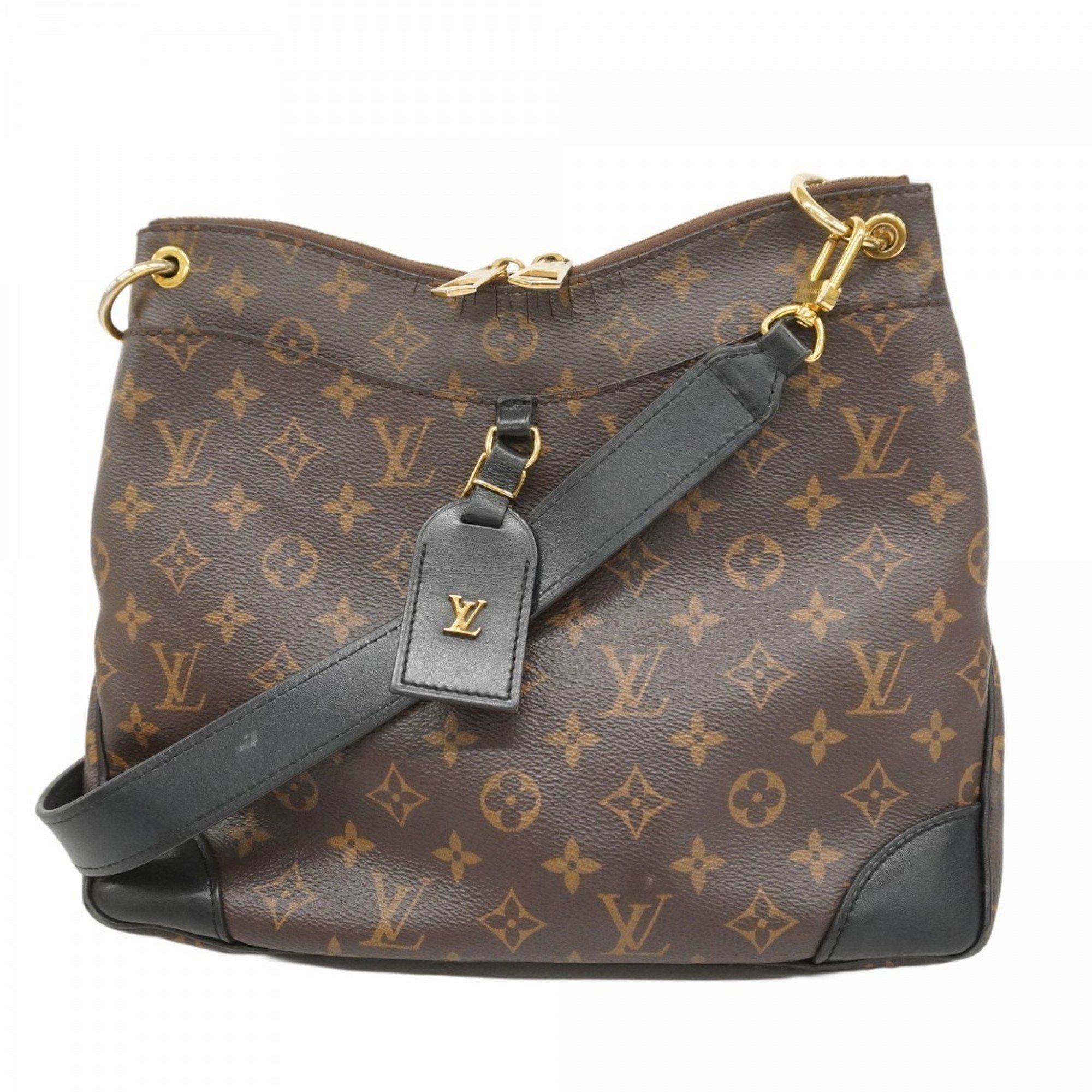 Louis Vuitton Shoulder Bag Monogram Odeon Nm Mm M45352 Brown Noir Ladies, Women's