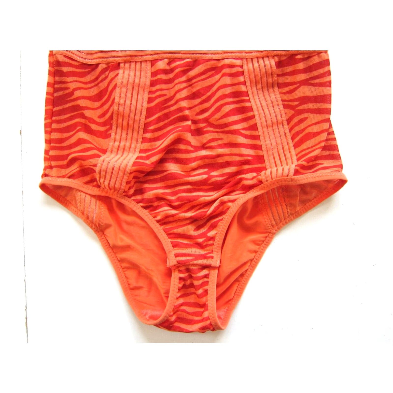 Vintage French Affair Tea Rose Stripe Bodysuit Lingerie One Piece M Womens Size M / US 6-8 / IT 42-44 - 8 Thumbnail