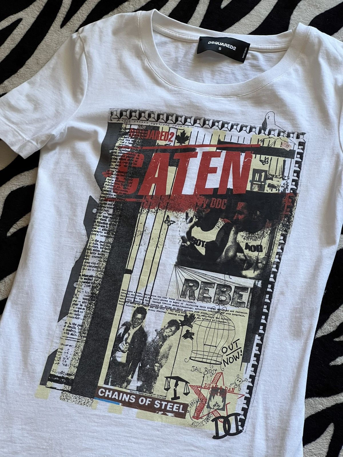 Dsquared2 Dsquared Caten t-shirt print logo Size S / US 4 / IT 40 - 2 Thumbnail
