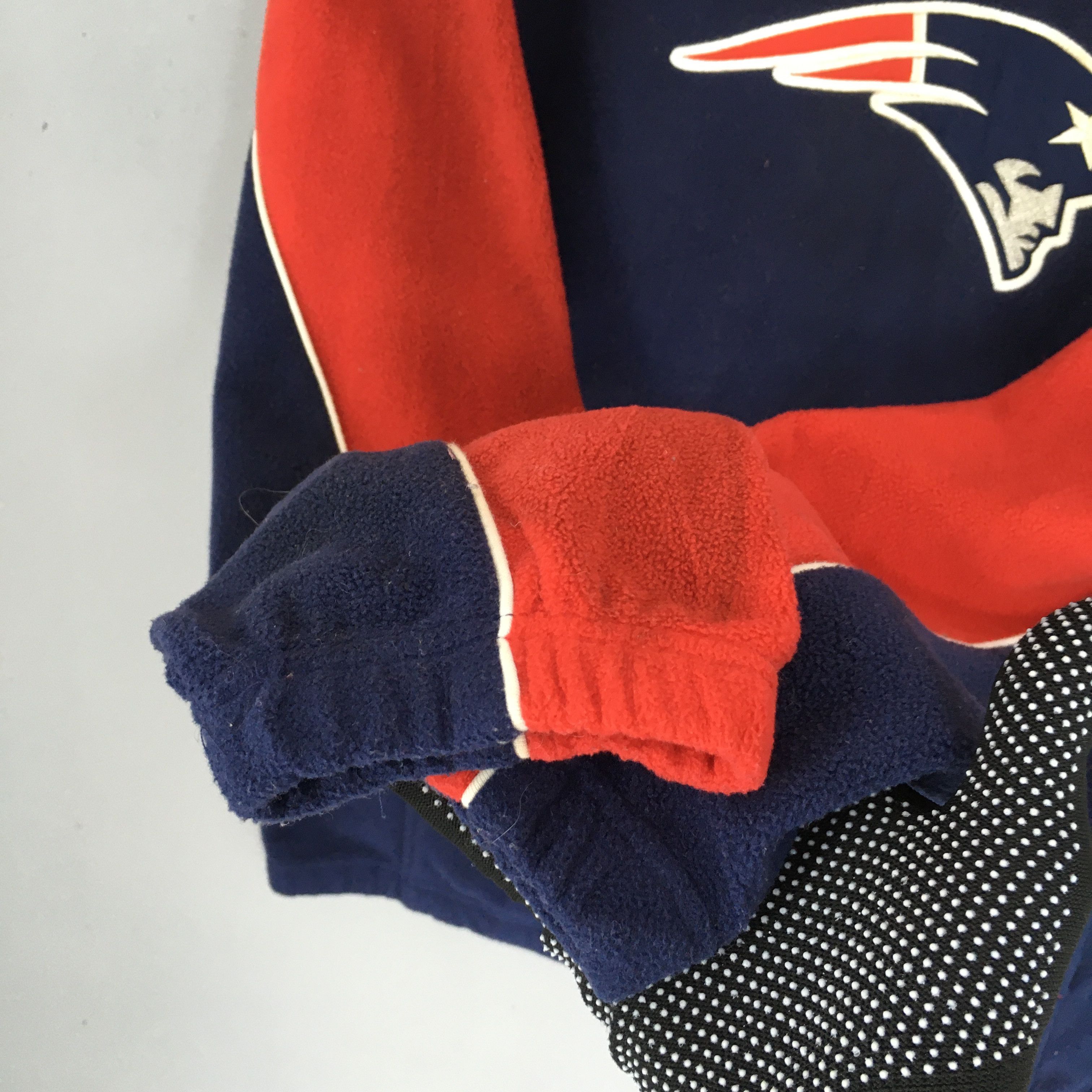 NFL × Vintage Vintage New England Patriots NFL Half Zipper Sweater Medium Size US M / EU 48-50 / 2 - 6 Thumbnail