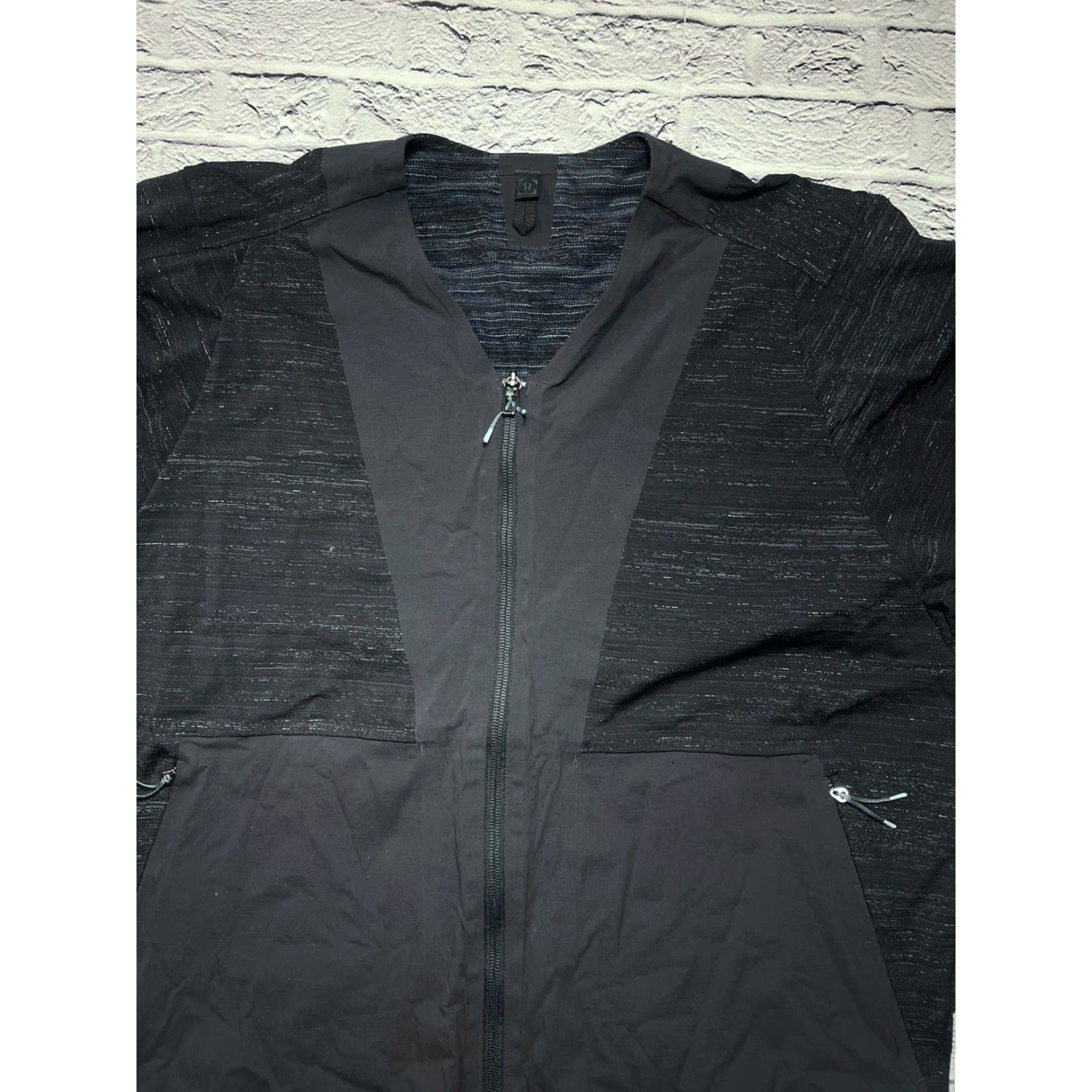 Lululemon Lululemon Lab Varsa Jacket Mens L Full Zip Navy Blue Athletic Active EUC Size US L / EU 52-54 / 3 - 3 Thumbnail