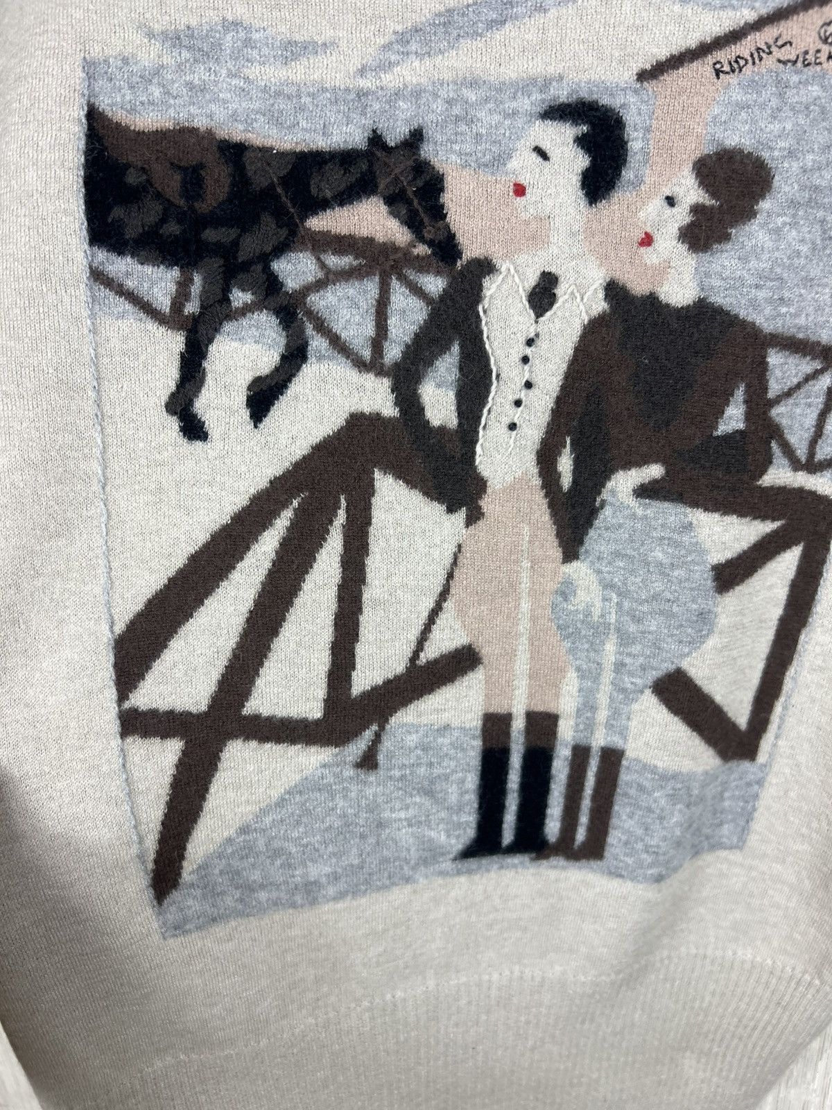 Max Mara Max Mara cashmere old money sweater riding club luxury Size M / US 6-8 / IT 42-44 - 19 Thumbnail