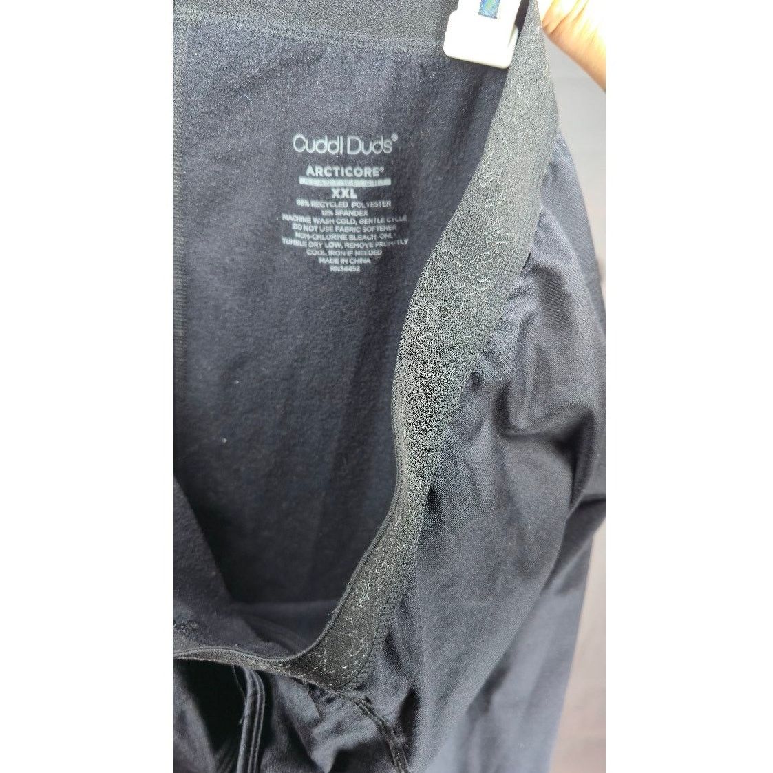 Other Cuddl Duds Arcticore Mens Black Fleece Leggings Size XXL Size US 42 / EU 58 - 3 Thumbnail