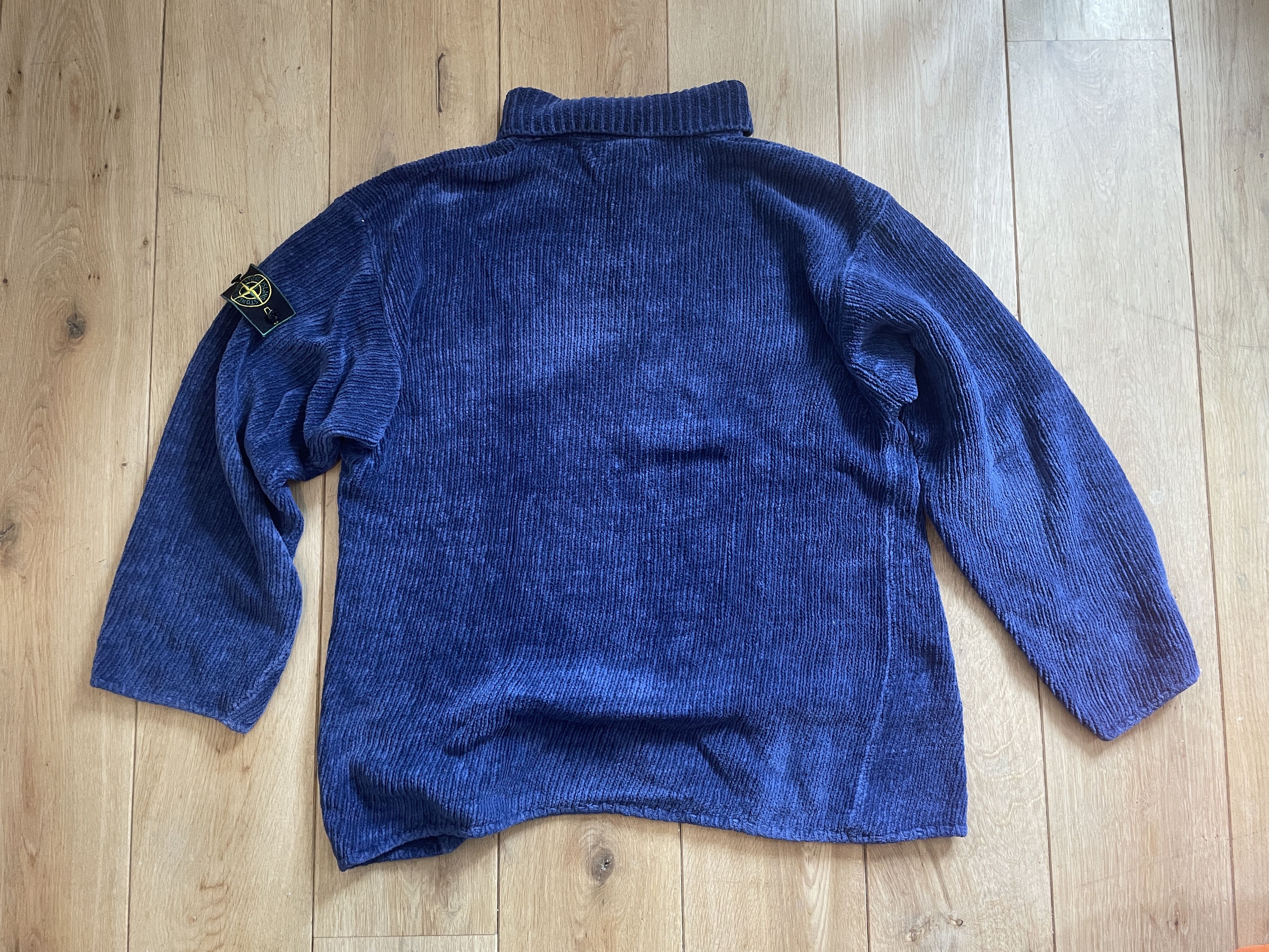Massimo Osti Stone Island vintage sweater, green label. Size US XL / EU 56 / 4 - 7 Thumbnail