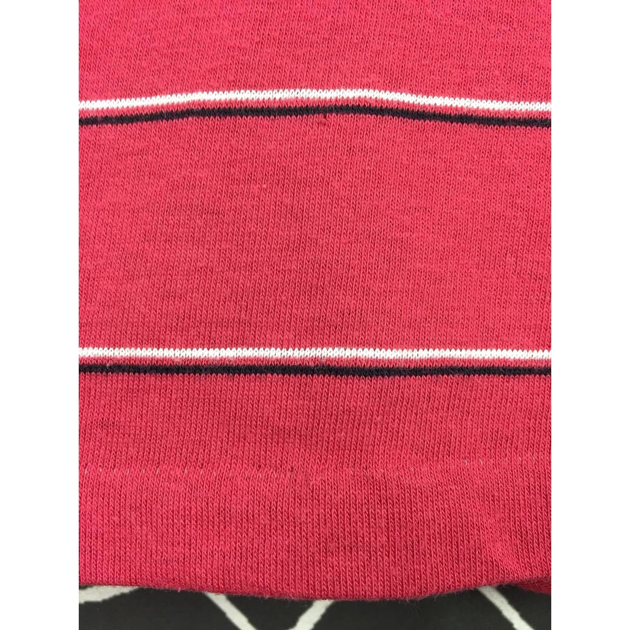 Le TIGRE × Vintage Vtg Le Tigre Embroidered Logo Made In Usa Striped Polo Tee Size US S / EU 44-46 / 1 - 5 Thumbnail