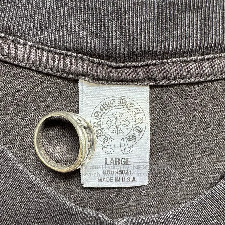 Chrome Hearts CHROME HEARTS Size L Black horseshoe Sanskrit cross logo te Size US L / EU 52-54 / 3 - 3 Thumbnail