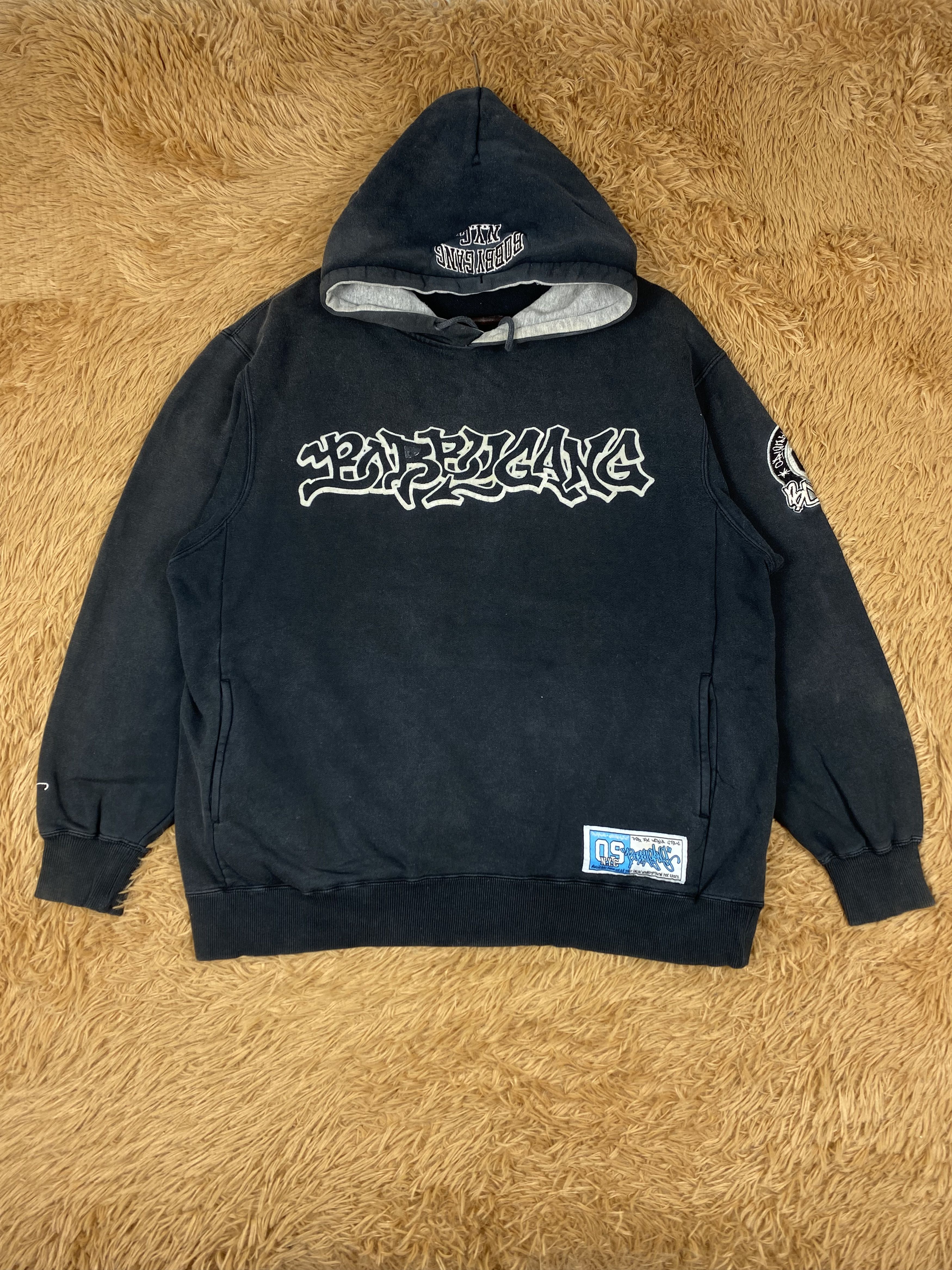 Vintage Vintage Booby Gang Hip Hop Pullover Hoodies DJ1082 Size US M / EU 48-50 / 2 - 1 Thumbnail