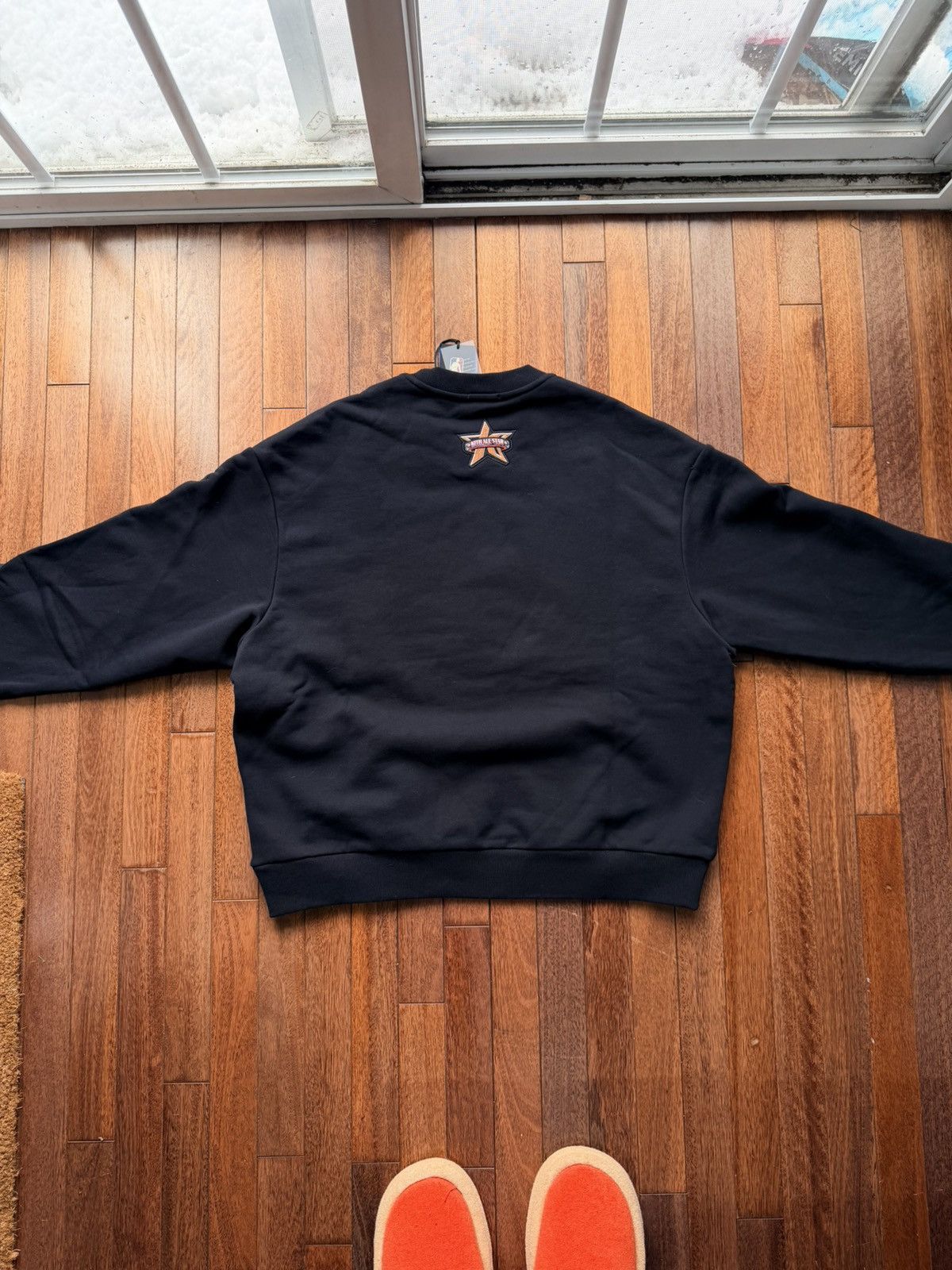 Kith × NBA Kith NBA All-Star Philadelphia 76ers Nelson Crewneck - Black Size US L / EU 52-54 / 3 - 5 Thumbnail