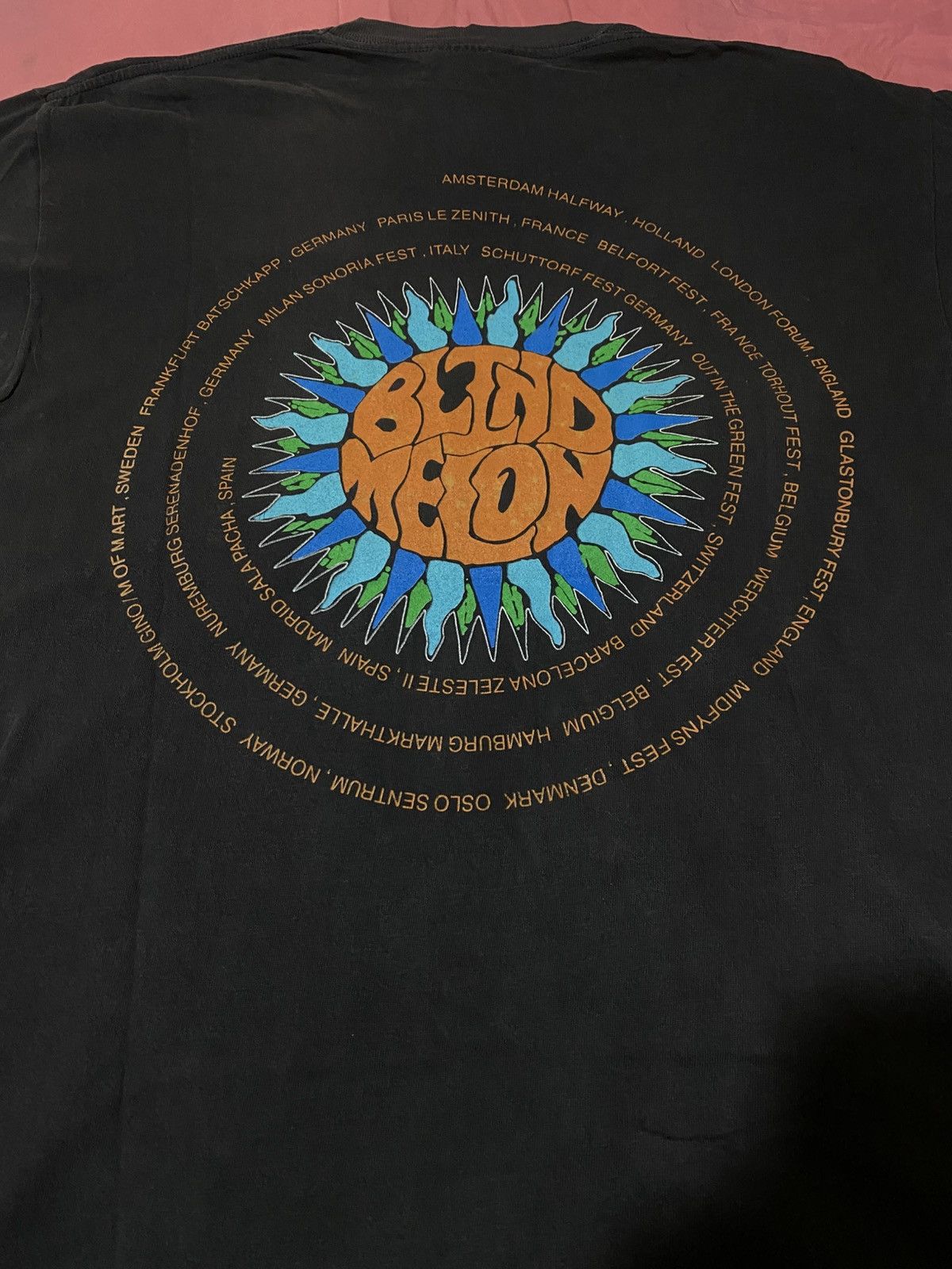 Band Tees Blind Melon Grunge Rising Sun 1993 By Brockum T Shirt Size US M / EU 48-50 / 2 - 7 Thumbnail