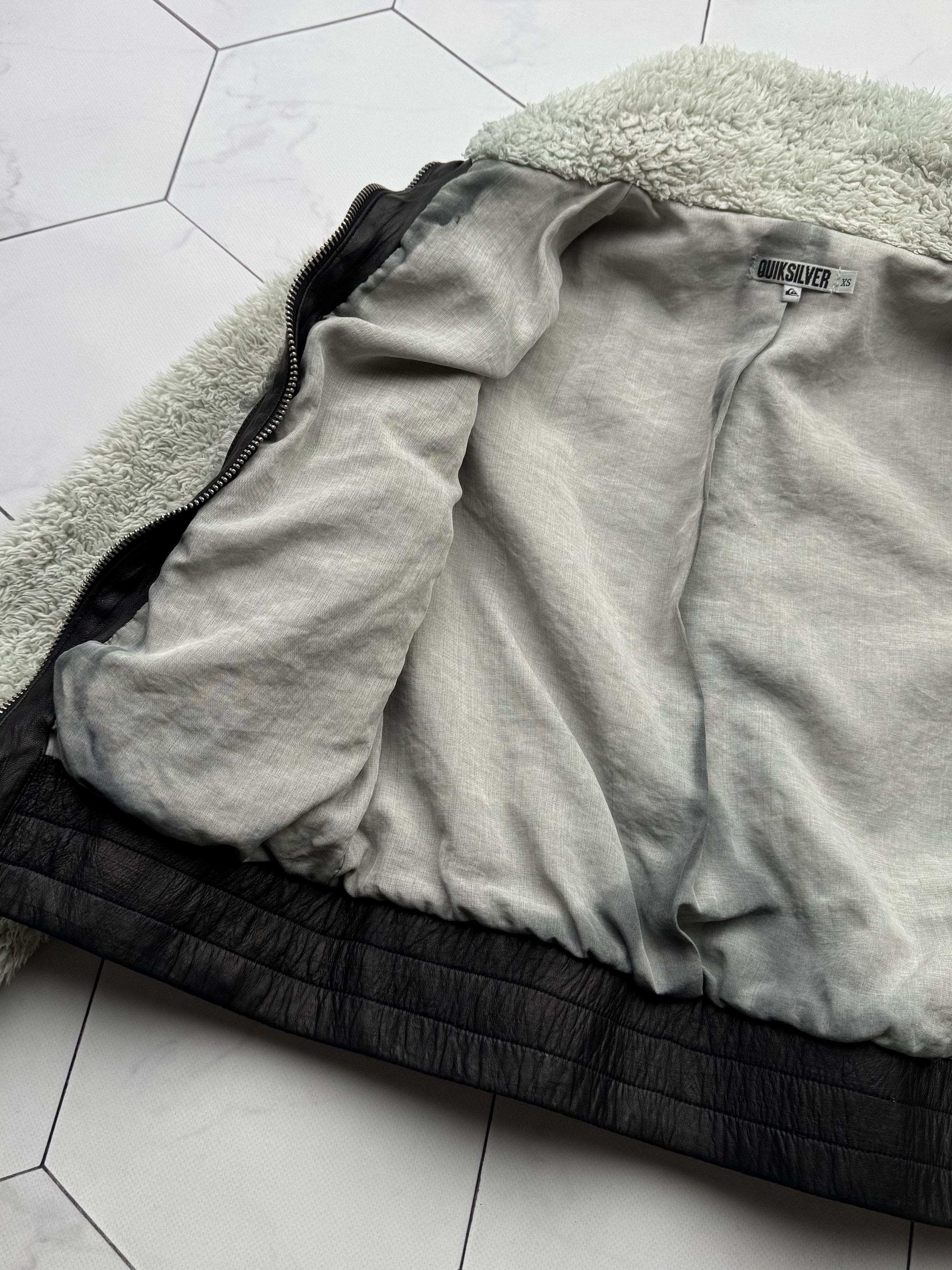 Quiksilver Quiksilver Faux Fur Jacket With Leather Details (B122)E2 Size XS / US 0-2 / IT 36-38 - 6 Thumbnail