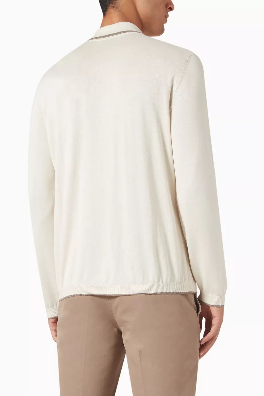 Brunello Cucinelli o1y0526 Cardigan in Cream Size US M / EU 48-50 / 2 - 3 Thumbnail