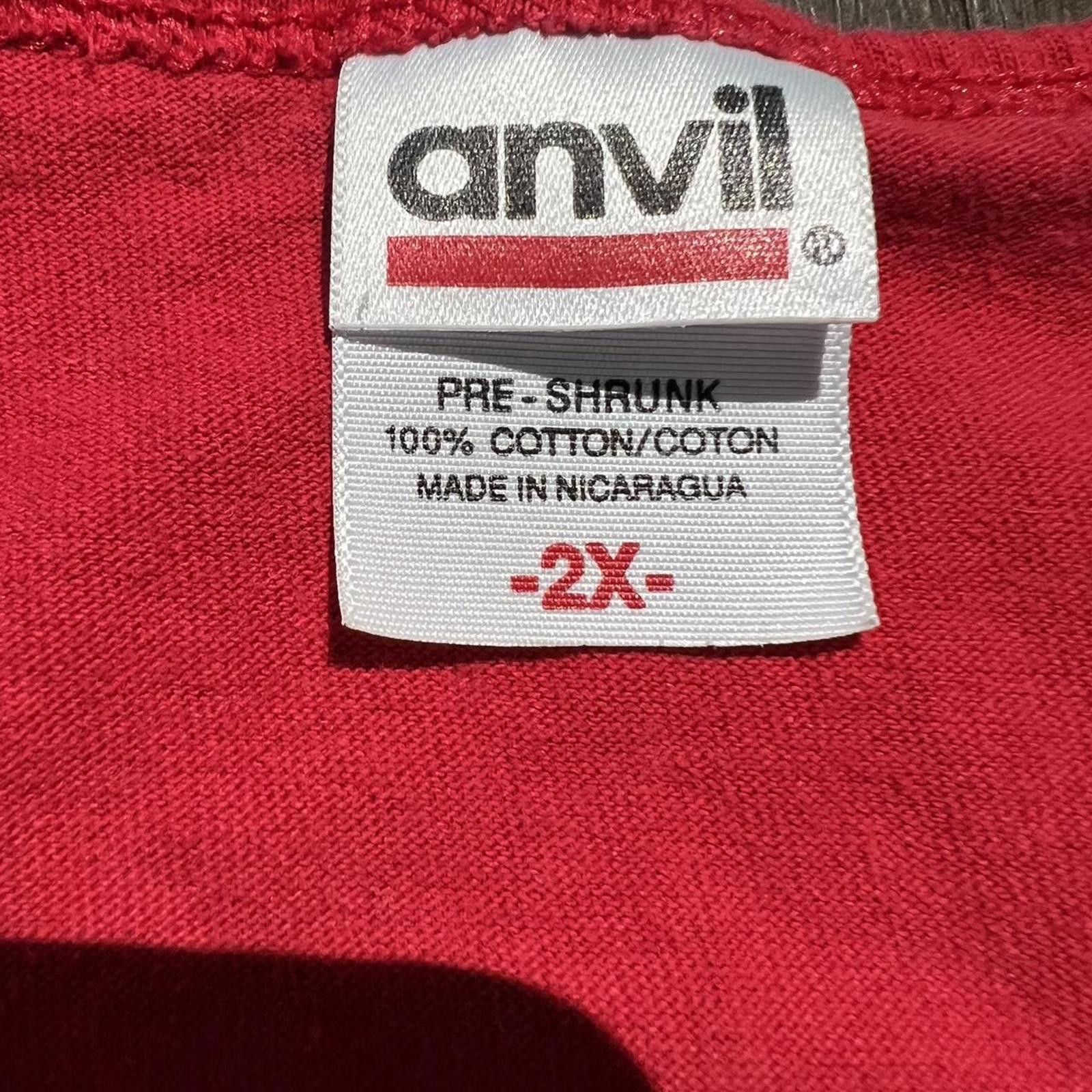 Anvil Vintage 90s Spankys RV Marine Parker Arizona Red Tank Top Size US XXL / EU 58 / 5 - 4 Thumbnail