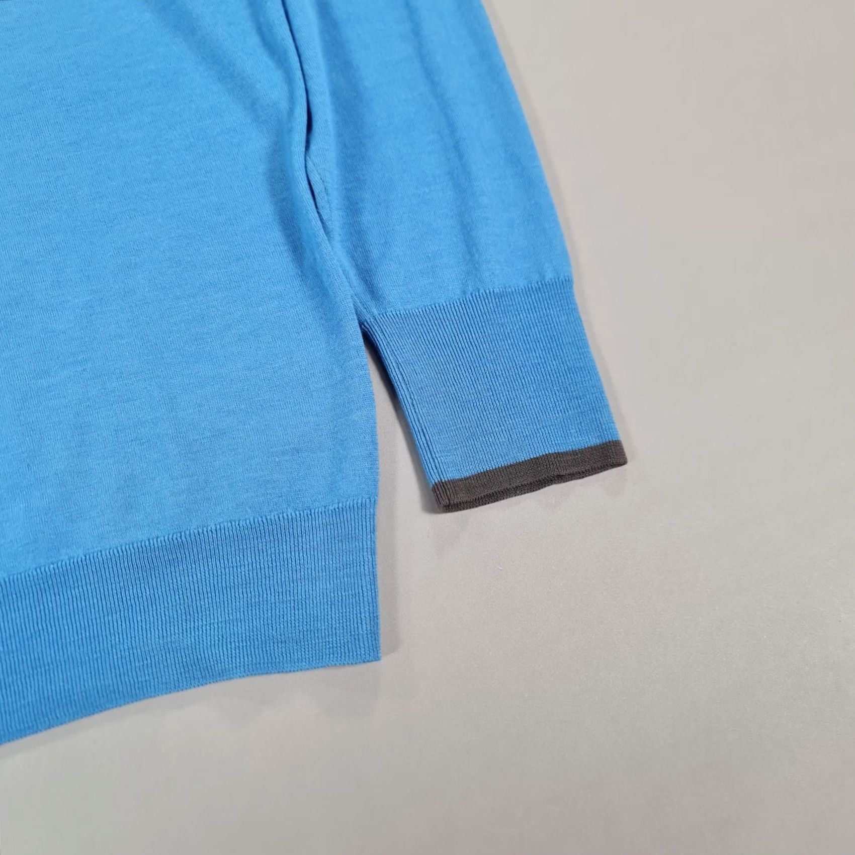John Smedley John Smedley Jumper Blue XL 100% Wool Crew Neck Long Sleeve Pullover Mens Knit England Regular Slim? (Original says Regular) Size US XL / EU 56 / 4 - 4 Thumbnail