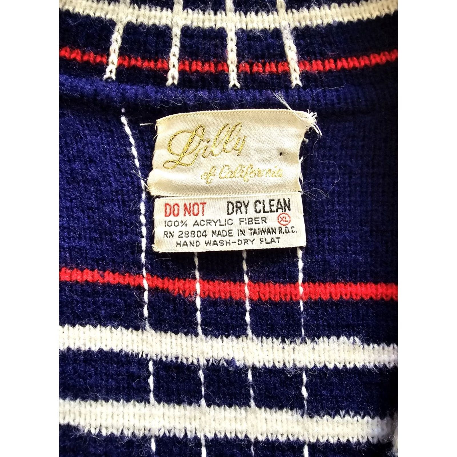Vintage VINTAGE Lilly of California Coat Plaid Blue Pea Coat Womens M Button Collared Pocketed Plaid Blue 1960s Fall Winter Spring Party/Cocktail Casual Size M / US 6-8 / IT 42-44 - 6 Thumbnail