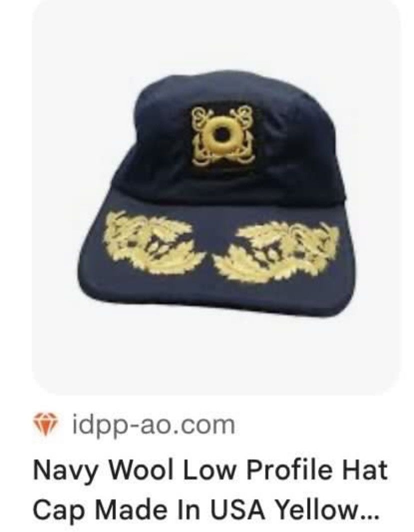 Other Vintage 60’s Navy Hats Military RARE Size ONE SIZE - 5 Thumbnail