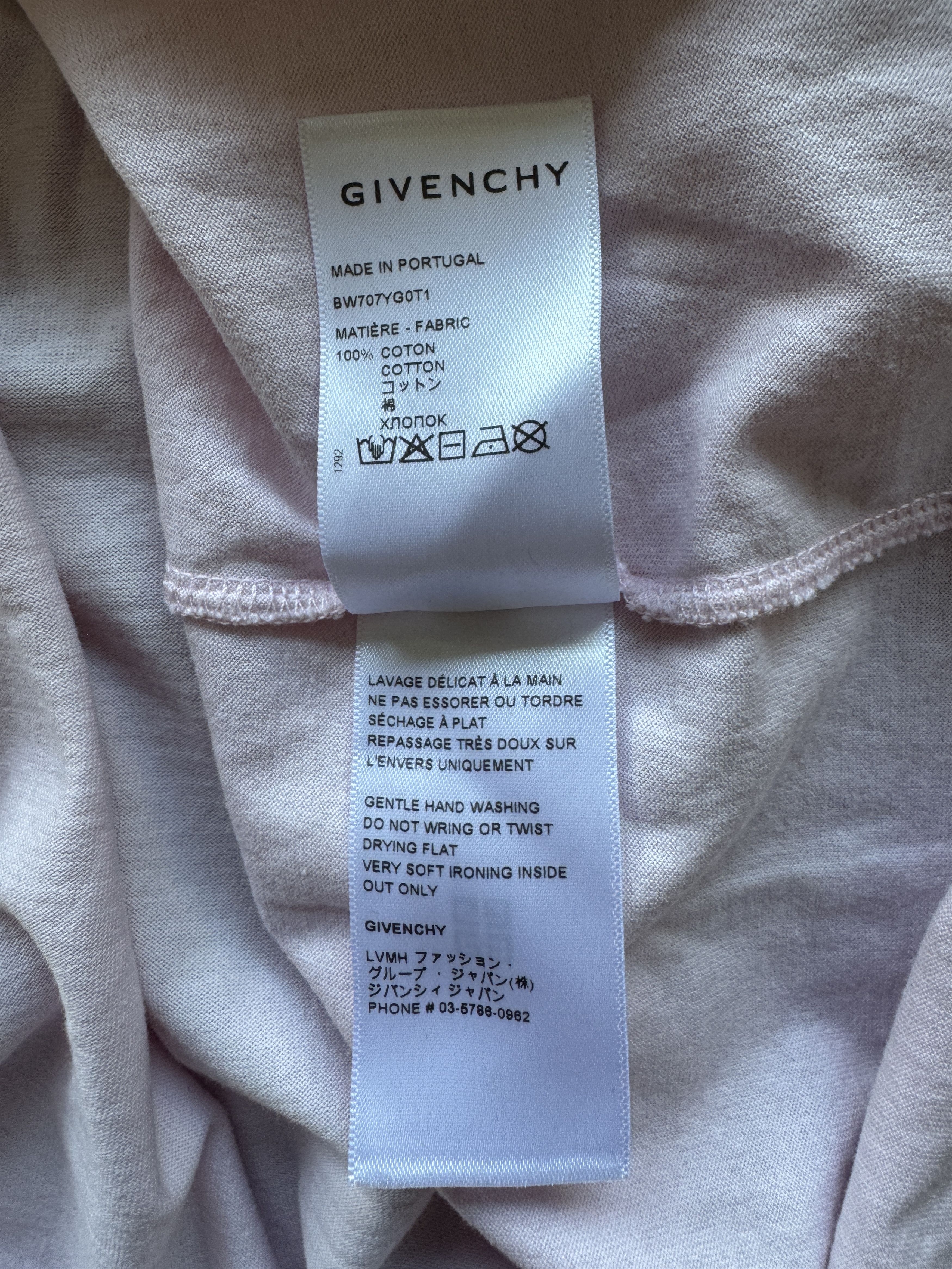 Givenchy Studded Shoulder Cotton T-Shirt Size XS / US 0-2 / IT 36-38 - 15 Thumbnail