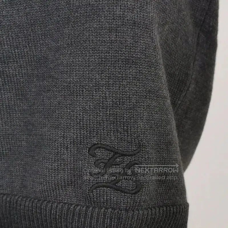 Fendi Fendi Women's Grey Wool Logo Knit Top . Size XS / US 0-2 / IT 36-38 - 3 Thumbnail