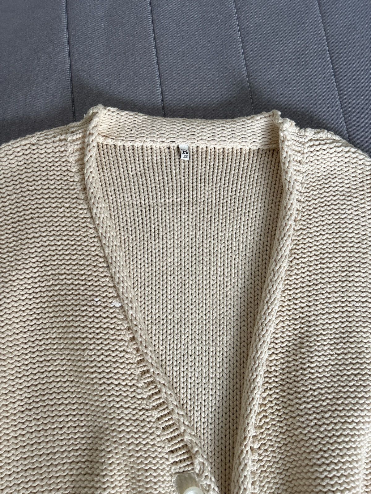 R13 R13 Cardigan ~ Off White Size US XL / EU 56 / 4 - 7 Thumbnail