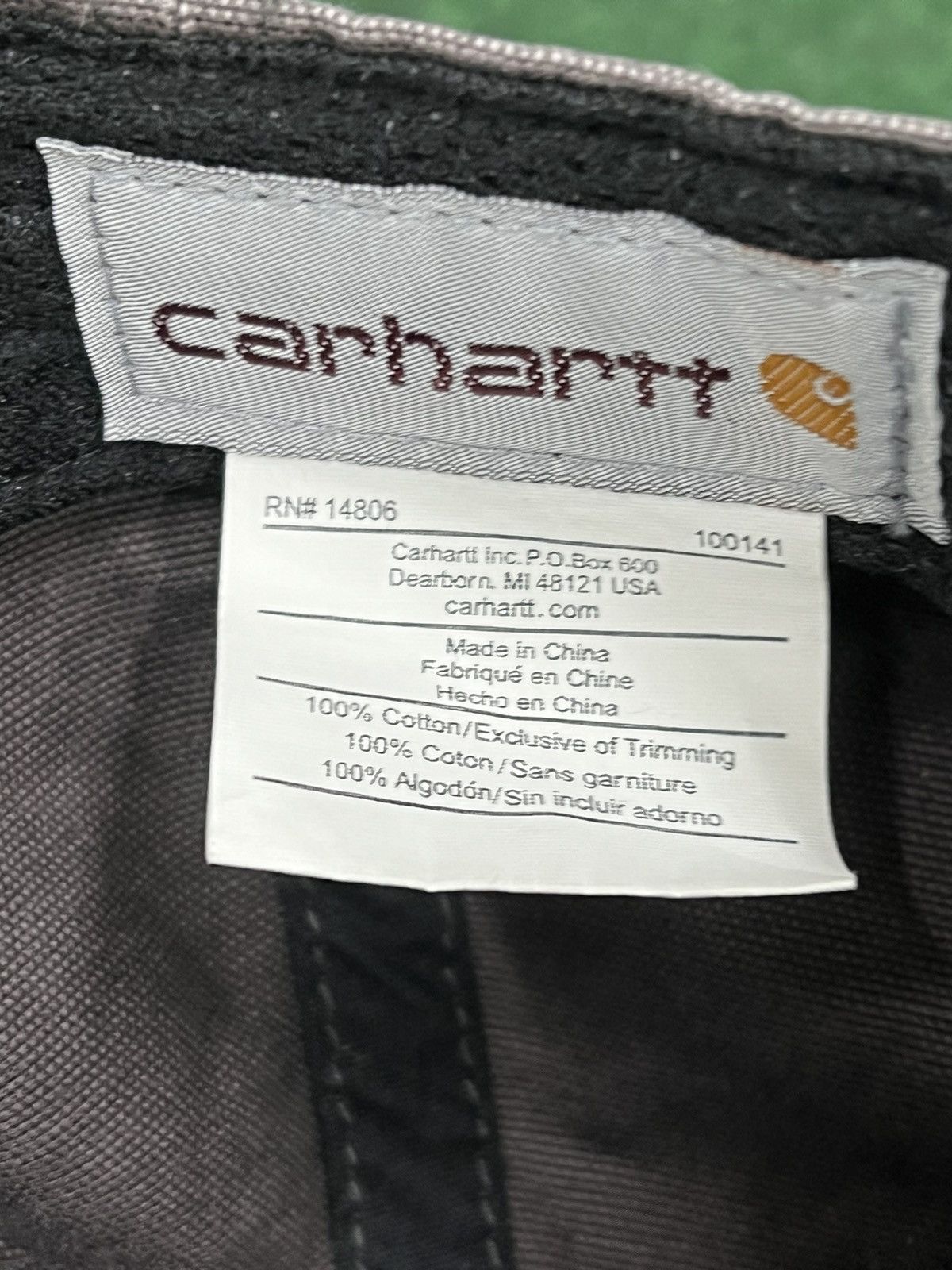 Carhartt Carhartt Leather Patch Strapback Hat Size ONE SIZE - 4 Thumbnail