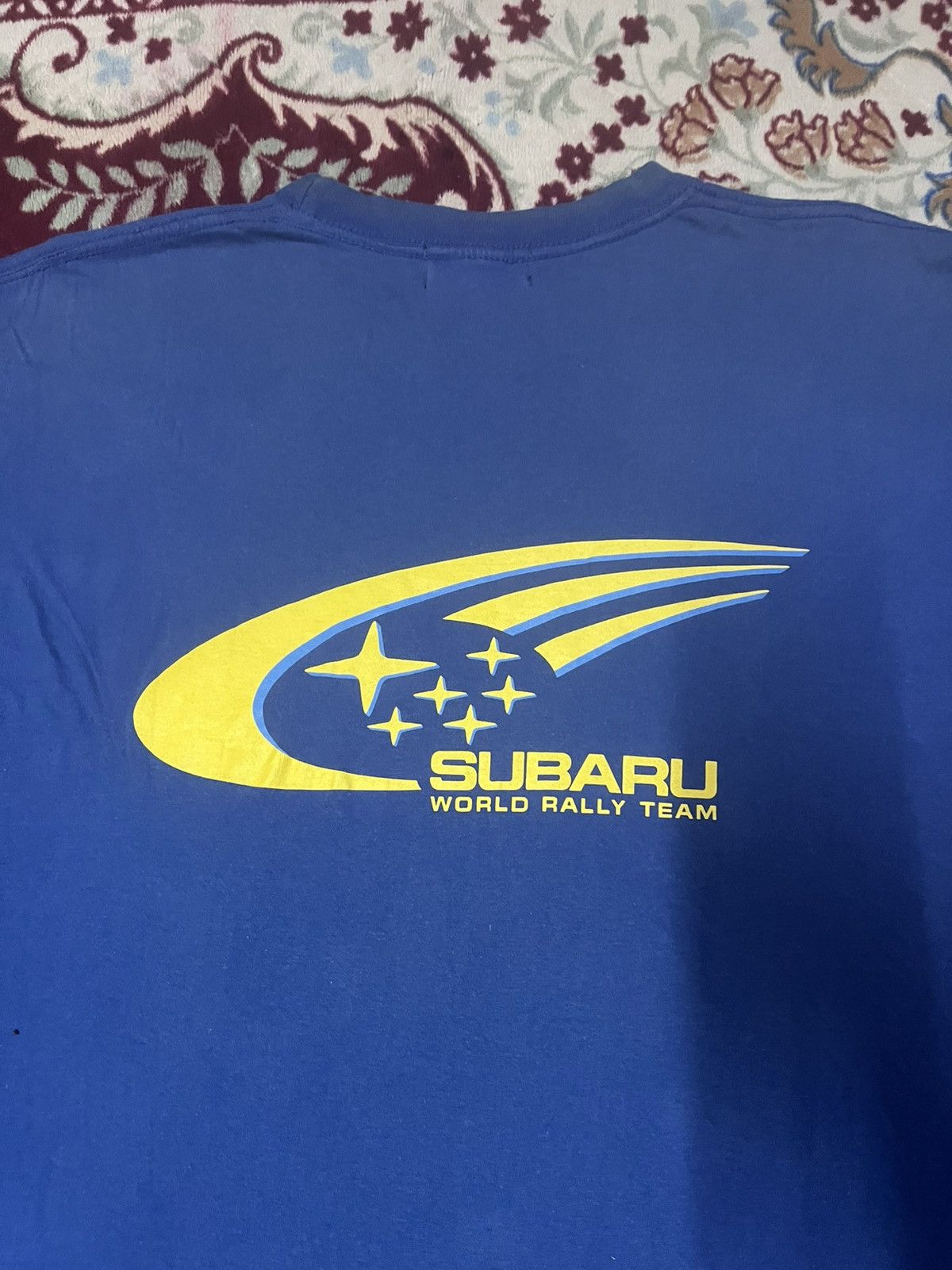 Vintage Vintage Subaru World Rally Team Tshirt Size US L / EU 52-54 / 3 - 4 Thumbnail