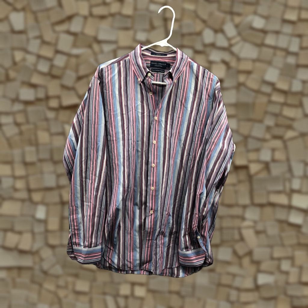 Cremieux Daniel Cremieux Shirt L Mens Multicolor Long Sleeve Button-Down Collar Shirt Size US L / EU 52-54 / 3 - 1 Thumbnail
