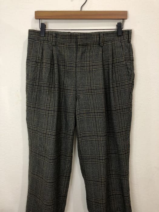 Wool Broad Cloth Tartan Pants